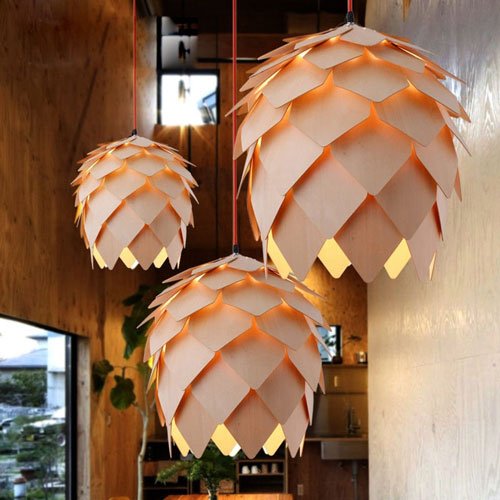 hanglamp van hout